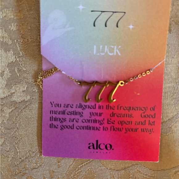 Alco jewelry 777 luck angel necklace - Picture 2 of 3